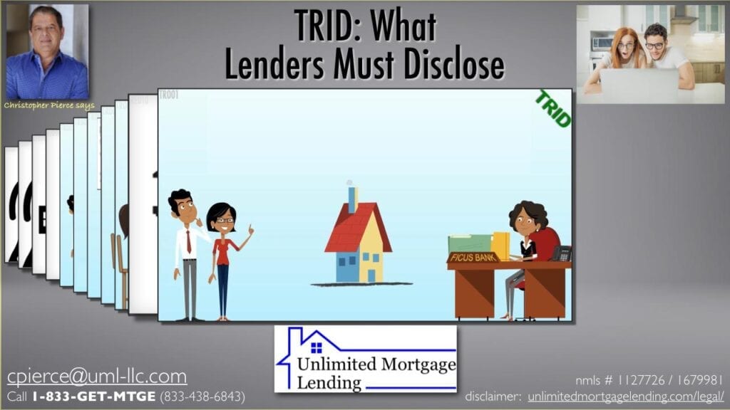 What Do Lenders Have To Tell You About Your Real Estate Loan? Unlimited Mortgage Lending